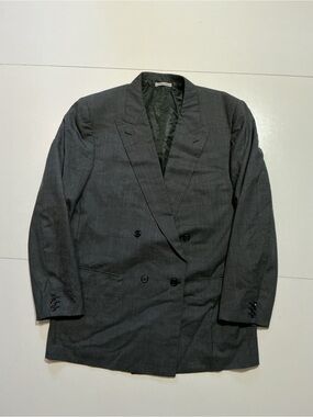 Vintage Belvest Neiman Marcus Made In Italy Double Breasted Blazer Suit Jacket